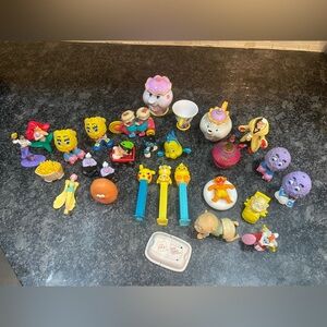 Vintage McDonalds Toys Disney Mrs Potts Rugrats Fry Girls Lot
